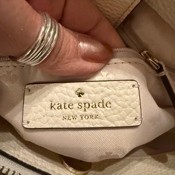 Kate Spade Jackson Straw Medium Triple Compartment Satchel w/ Crossbody EUC - Picture 3 of 15